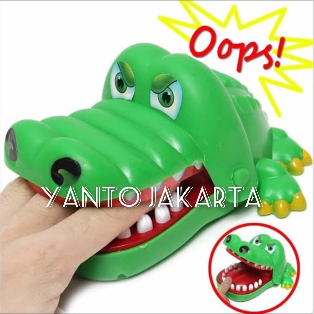 MAINAN ANAK GIGIT BUAYA/CROCODILE DENTIST GAME GROSIR MURAH