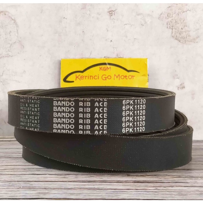 BANDO VAN BELT 6PK 1120 RIB BELT TALI KIPAS 6PK-1120 FAN BELT ALUR