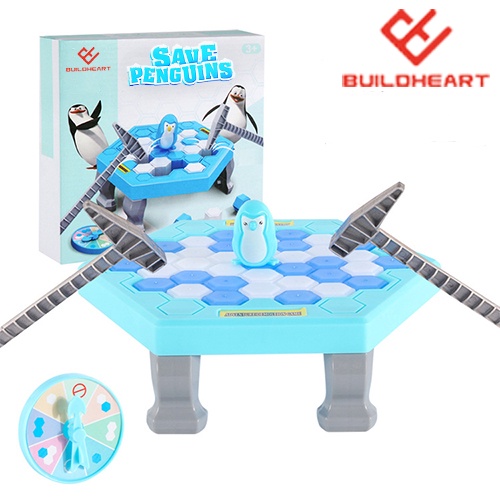 Buildheart Mainan Anak Penguin Trap Ice Breaking GAMES Mainan Anak Mainan Save Penguin Penguin