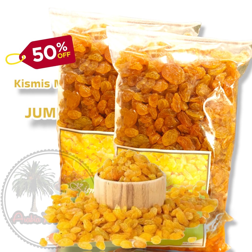 

kismis kuning semi jumbo 500gr