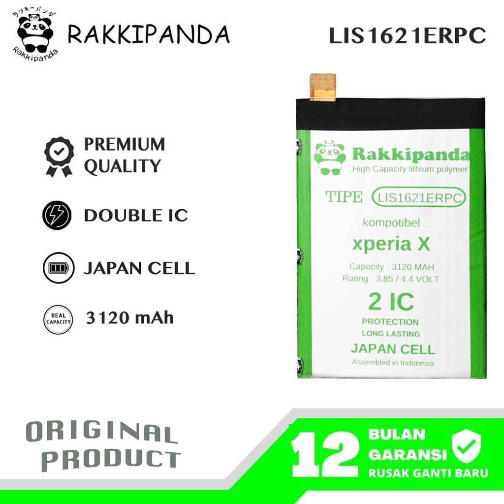 RakkiPanda - LIS1621ERPC Xperia X Batre Batrai Baterai