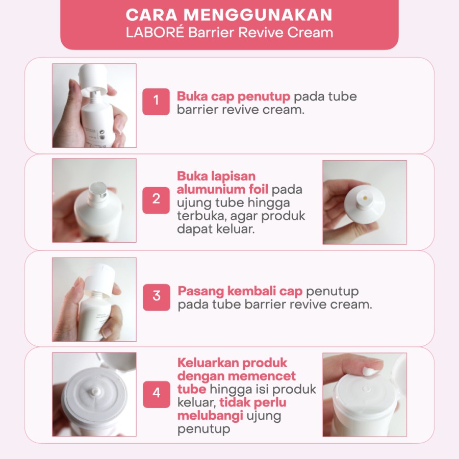 LABORE BiomeRepair Barrier Revive Cream 50ml - Krim Pelembab Kulit Sensitif