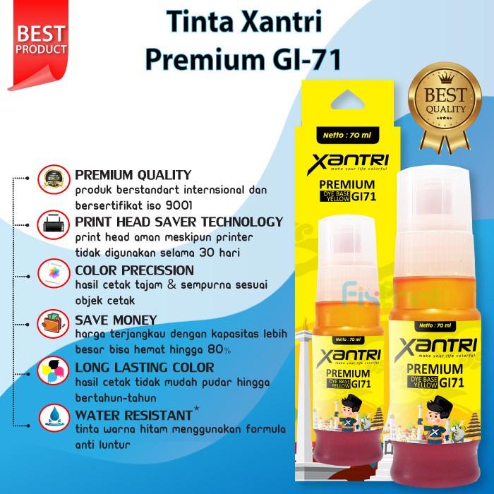 Tinta Canon Compatible GI-71 GI71 GI 71 gi71 Printer G1020 G2020 G3020 G3060