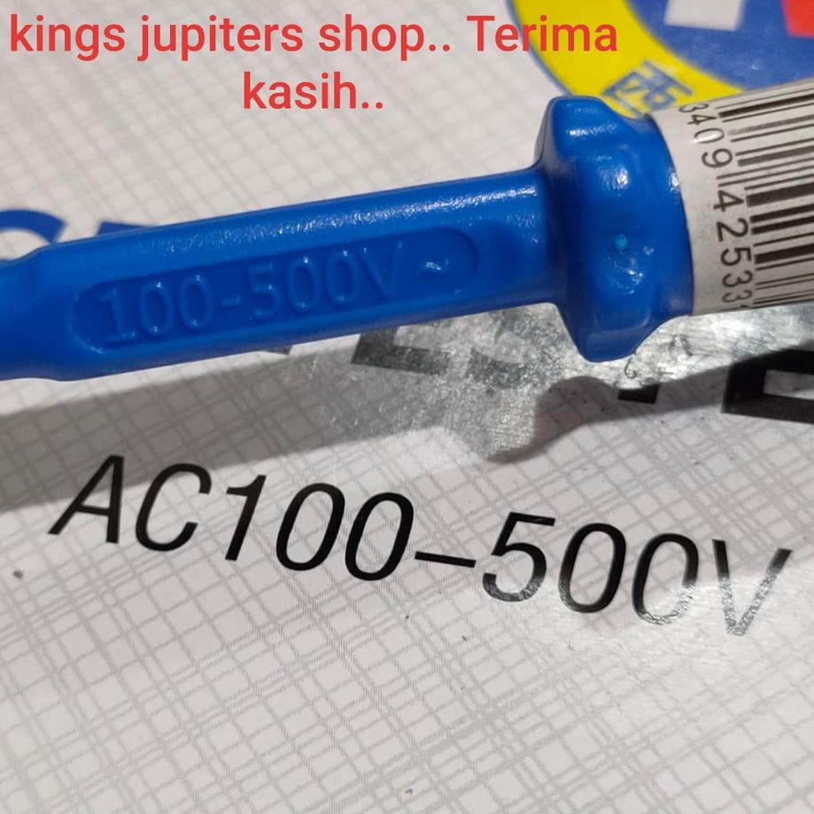 ✨Promo✨ Hari Ini kuat CMART bisa 100V sd 500V TESPEN OBENG listrik TEST PEN atau unior iwt 