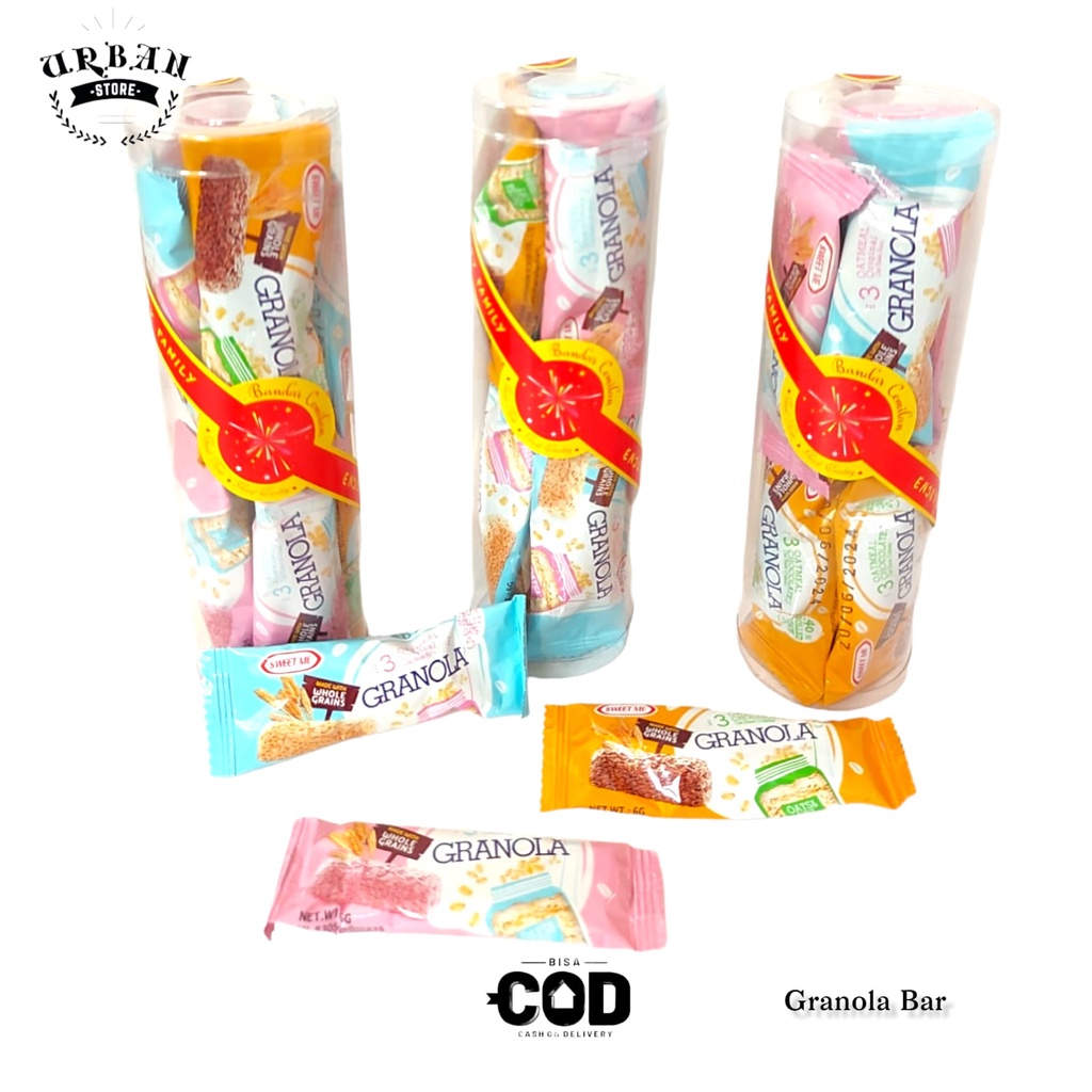 

Kemasan Souvenir - Granola Bar Healthy Snack Sereal Granola / Premium