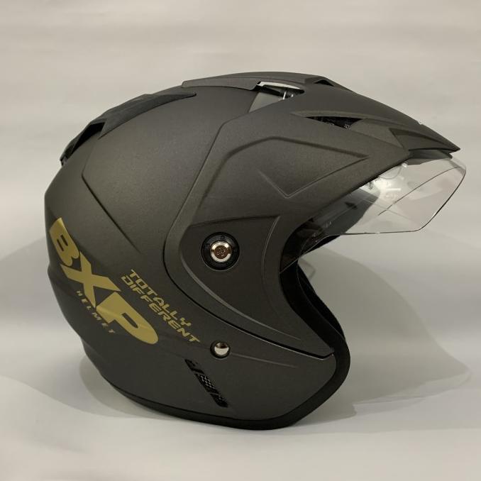 HELM 1 KACA ABU-ABU DOFF (BUKAN KYT NHK INK GM MDS ZEUS)