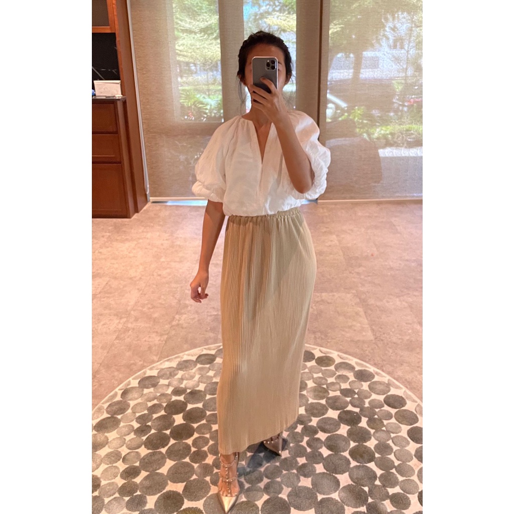 (08) MBL Rok Plisket Lidi / Span / Pleated Skirt Dewasa