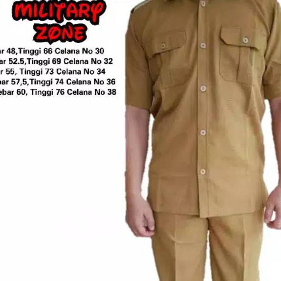 Max Sale--SETELAN BAJU KEKI PEMDA PNS COWOK