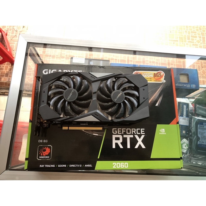 VGA RTX 2060 6gb gddr6 GIGABYTE, colorful, gigabyte