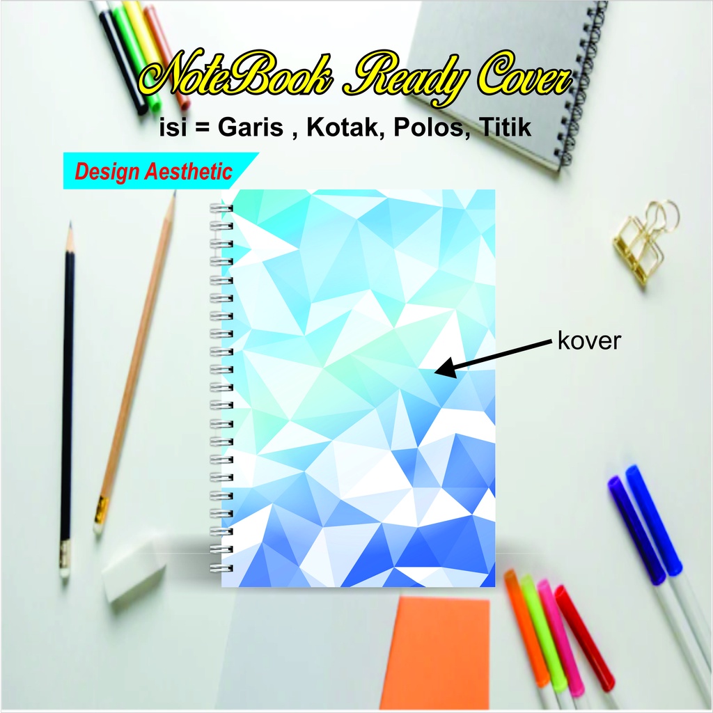 

Notebook Aesthetic | Ready Cover | A5 | 100 Page