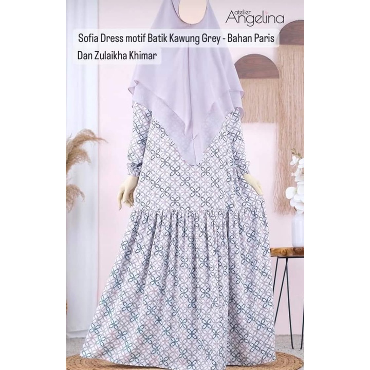 SOFIA DRESS - BATIK KAWUNG BY ATELIER ANGELINA | ORIGINAL BRAND BY ATELIER ANGELINA