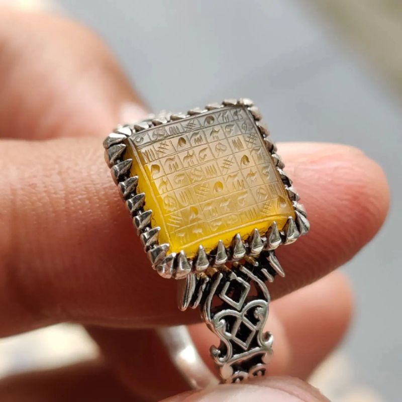 CINCIN YAMAN ASFAR KUNING HIRIZ 7 SYARAFF