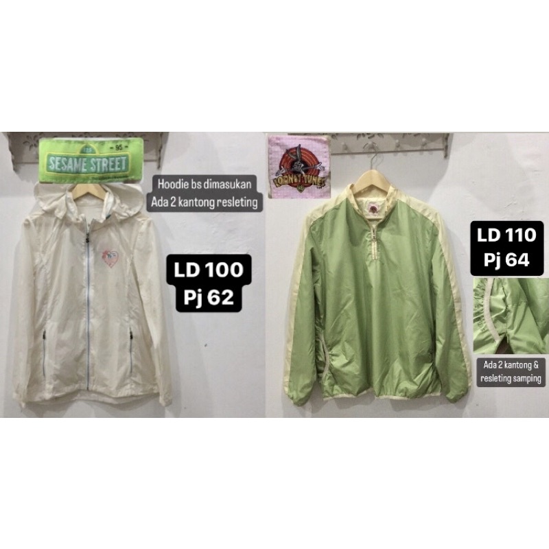 Jaket hoodie karakter Looney Tunes preloved