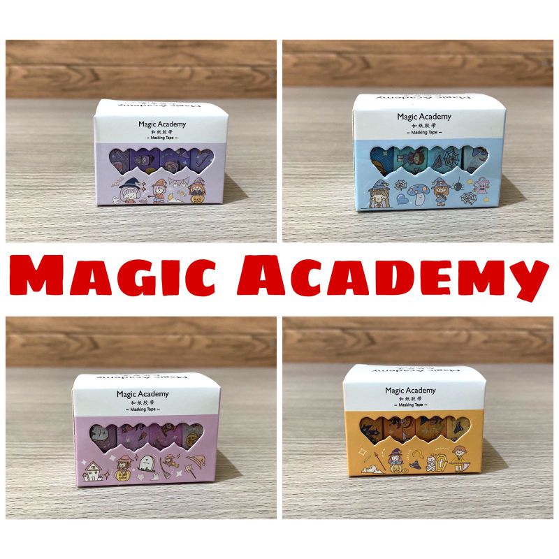 

Isolasi Lem Kertas / Masking Tape / Washi Tape Karakter Magic Academy