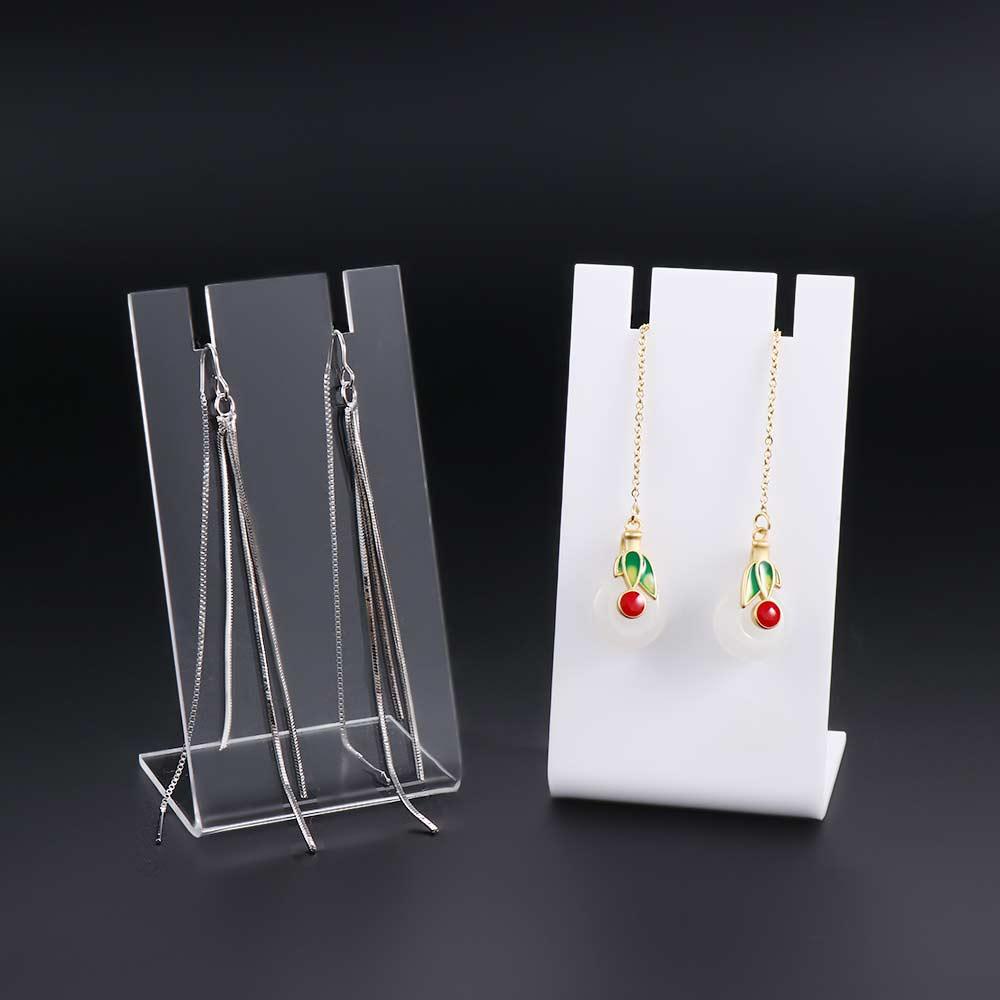 [Elegan] Rak Display Anting Elegan Gantungan Anting Gelang Display Kalung Rak Penyimpanan Perhiasan Organizer Ornamen Akrilik