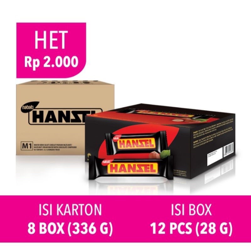 

NABATI HANZEL 34grm isi 12pc