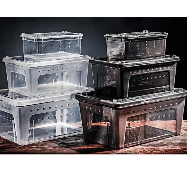 Diskon✔️Breeding Box Kotak Kandang Reptil Tarantula Enclosure Feeding Box NOMOY H4 Wadah Gecko Iguan