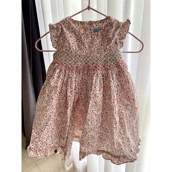 BNWT Luli & Me Floral Smocked Dress size 6mos