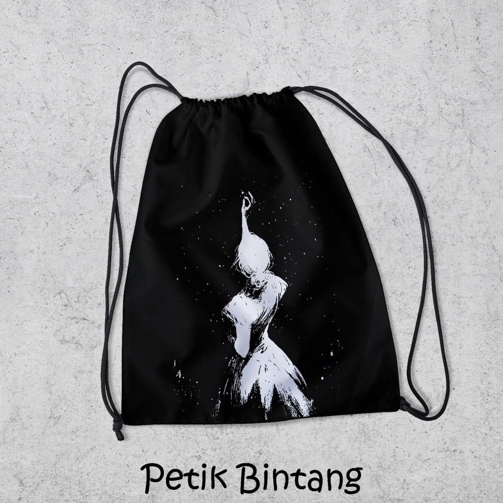 ZCO - Tas Serut Multifungsi Untuk Olahraga Sekolah Futsal Basket Berenang Tas Serut Terlengkap  - String bag - New Stringbag - Tas Kerut Anti Air Ukuran 38 x 30 cm Part IX | Morybag