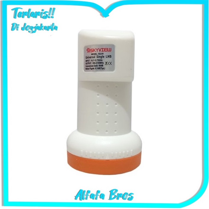 Hot LNB Ku Band Skyview Single Out Offset Parabola Mini Termurah