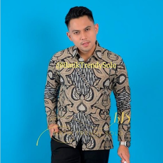 Hem  Kemeja Baju Batik Pria Cowok Laki Laki Slimfit Full Lapis Furing Lengan Panjang Lengan Pendek Original Asli Batik Jumanta Solo Laweyan Size S M L Xl XXL Bahan Katun Premium  149