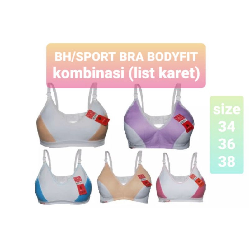 Bh Bra Sport Remaja motif / Sport Bra Remaja Body Fit tanpa busa tanpa kawat