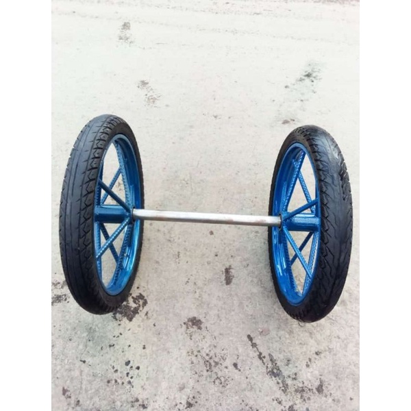 Roda Gerobak Velg Ruji Besi Ring 17