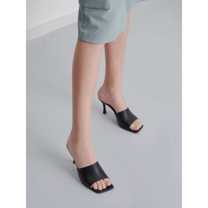 SANDAL WANITA CKS371 SQUARE TOE MULES PREMIUM IMPORT