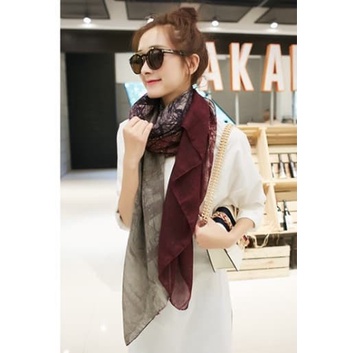 Scarf Scarf Woman Syal Scraft Leher Syal Leher Selendang Hitjab 818-284