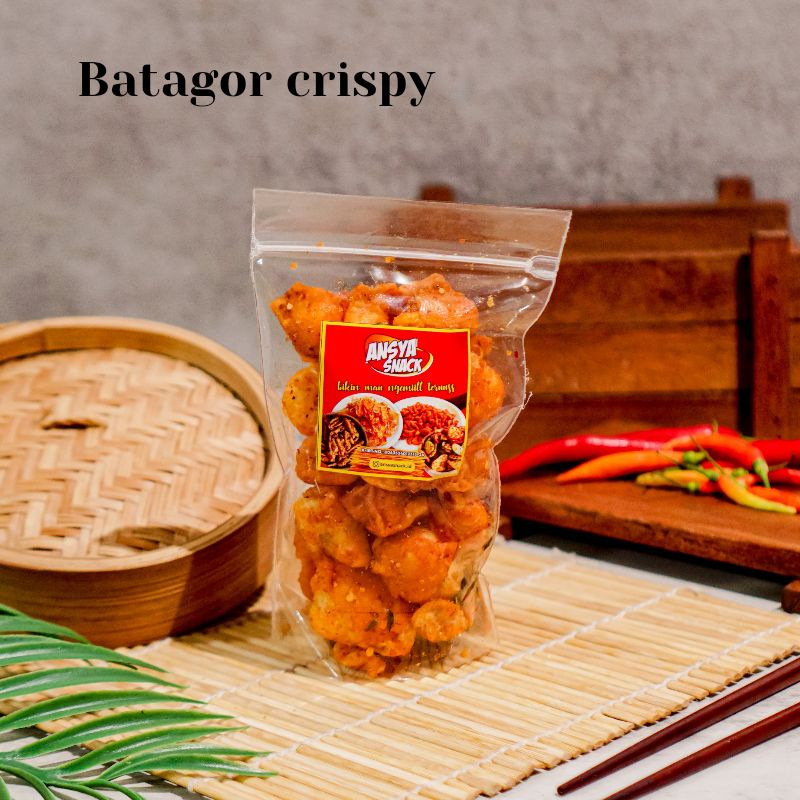 

BATAGOR CRISPY ANSYA SNACK SOMAY MINI PEDAS