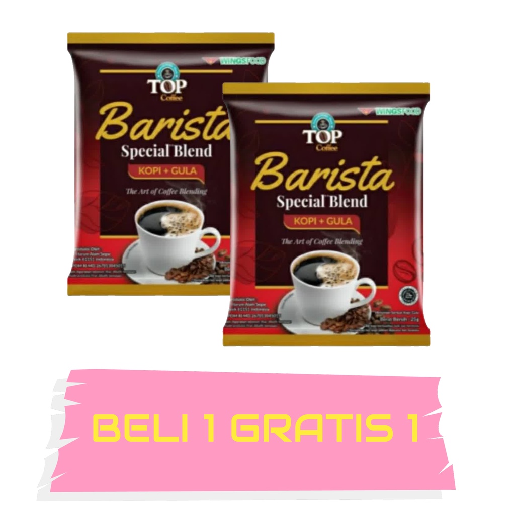 

FLASH SALE...!!! TOP KOPI BARISTA BELI 1 GRATIS 1