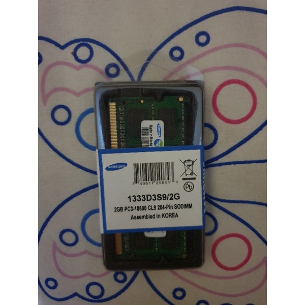 RAM LAPTOP SAMSUNG DDR3 2GB 1333Mhz
