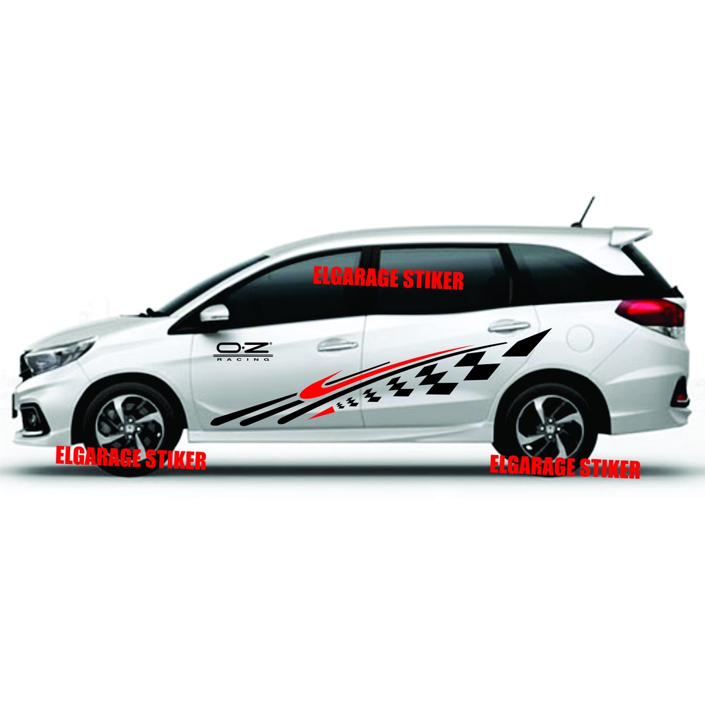 stiker mobil honda mobilio cutting stiker racing body mobil mobilio stiker variasi mobil mobilio