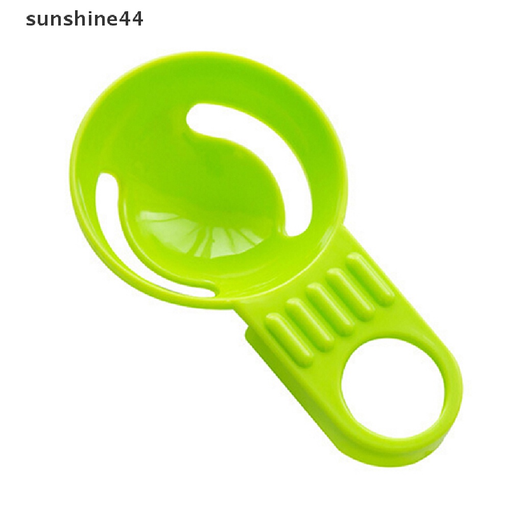 Sunshine Good 4pcs Alat Pemisah Putih / Kuning Telur Untuk Koki / Dapur