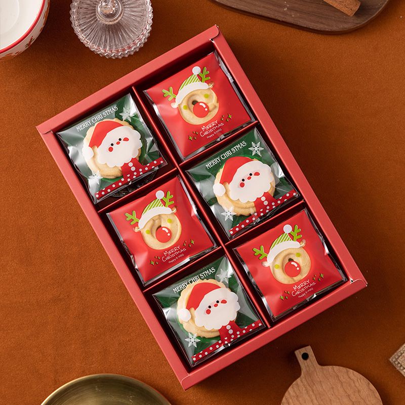 5pcs BOX TENTENG SEKAT 6 NATAL KOTAK SEKAT HAMPERS MERRY CHRISTMAS BK-N70