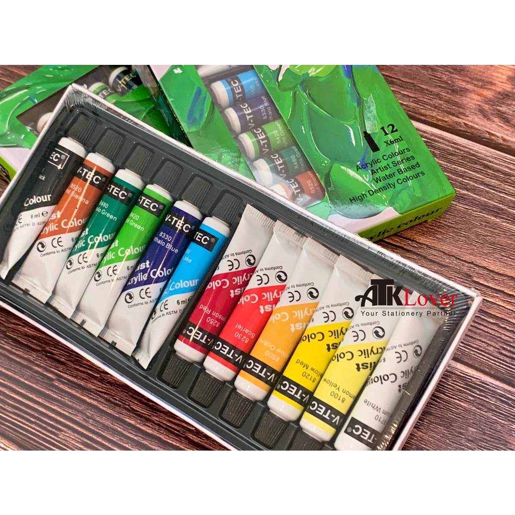 

Cat Air / Akrilik / Acrylic Water Color Set (12 Warna)