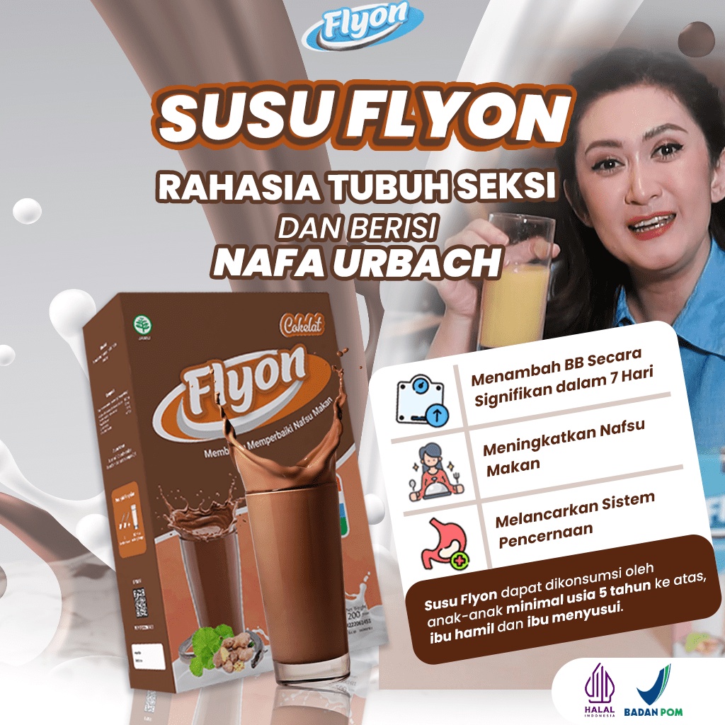 

Susu Flyon COKLAT Susu Penggemuk Badan Dan Penambah Nafsu Makan Original Vitamin Penggemuk Badan Herbal Bpom