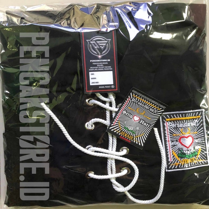 SAKRAL PSHT SUPER JETBLACK ORIGINAL (halus) polos sakral murah sakral jetblack original