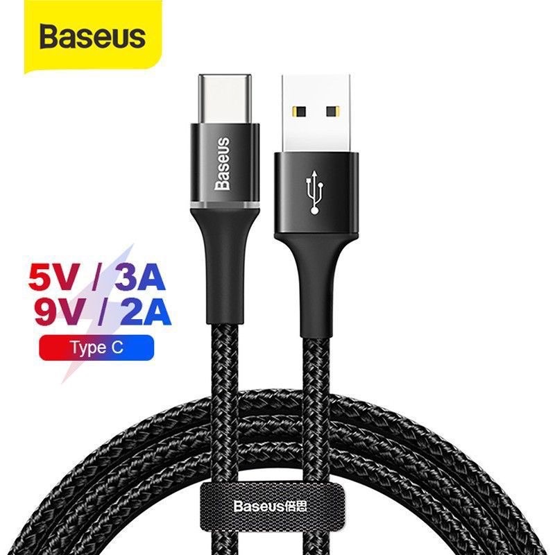 Kabel Data BASEUS Cafule Original USB Type C FAST charging Quick Charger 3A Baseus original.