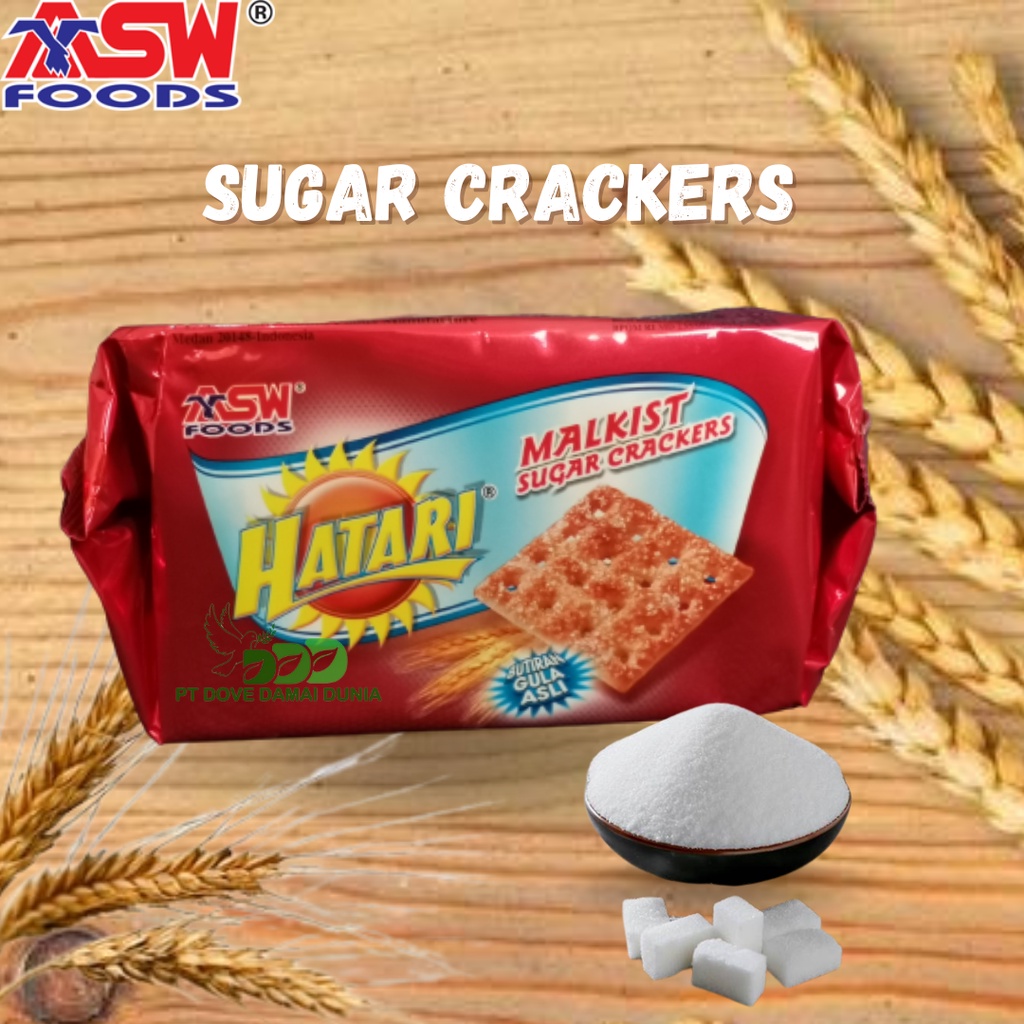 

Biskuit Hatari Malkist Sugar Crackers