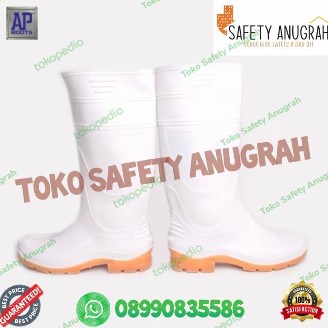 Sepatu Boot Karet AP TERRA (Putih) - Putih