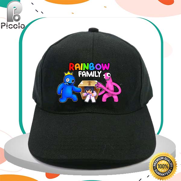 TOPI ANAK ANAK MOTIF RAINBOW FRIENDS 2-9 Tahun UNISEX