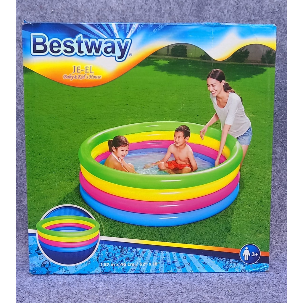 Bestway Kolam Renang Anak 1,57 m x 46 cm / 62&quot; x 18&quot;/ 51117