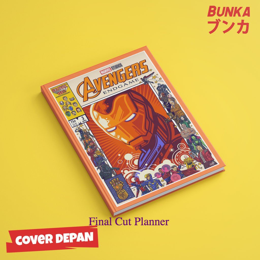 

Notebook Marvel Avengers Klasik Cover 02 Hardcover A5 Buku Tulis Catatan Note Agenda Planner .