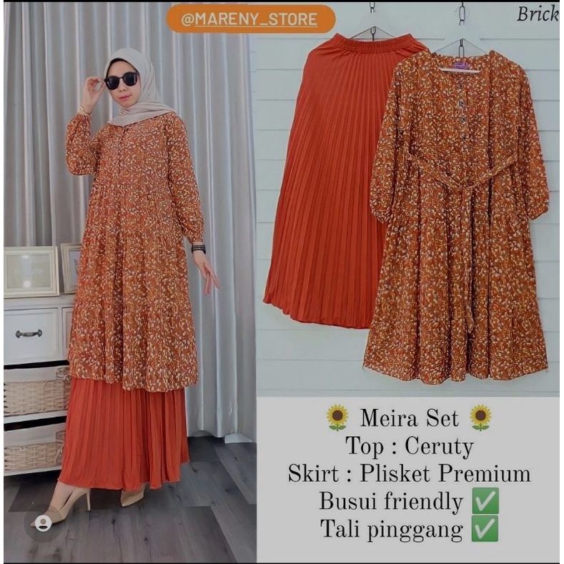 Tunik Rok Meira One Set