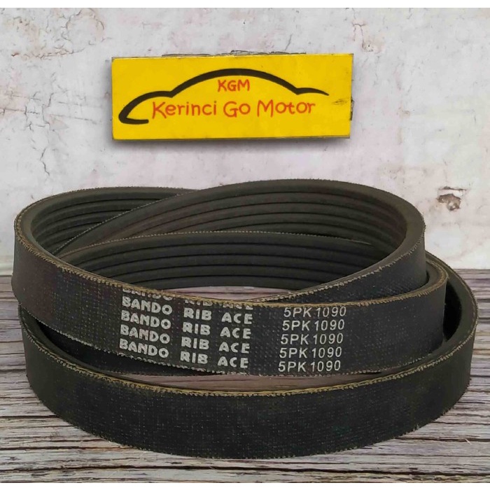 BANDO VAN BELT 5PK 1090 RIB BELT TALI KIPAS 5PK-1090 FAN BELT ALUR