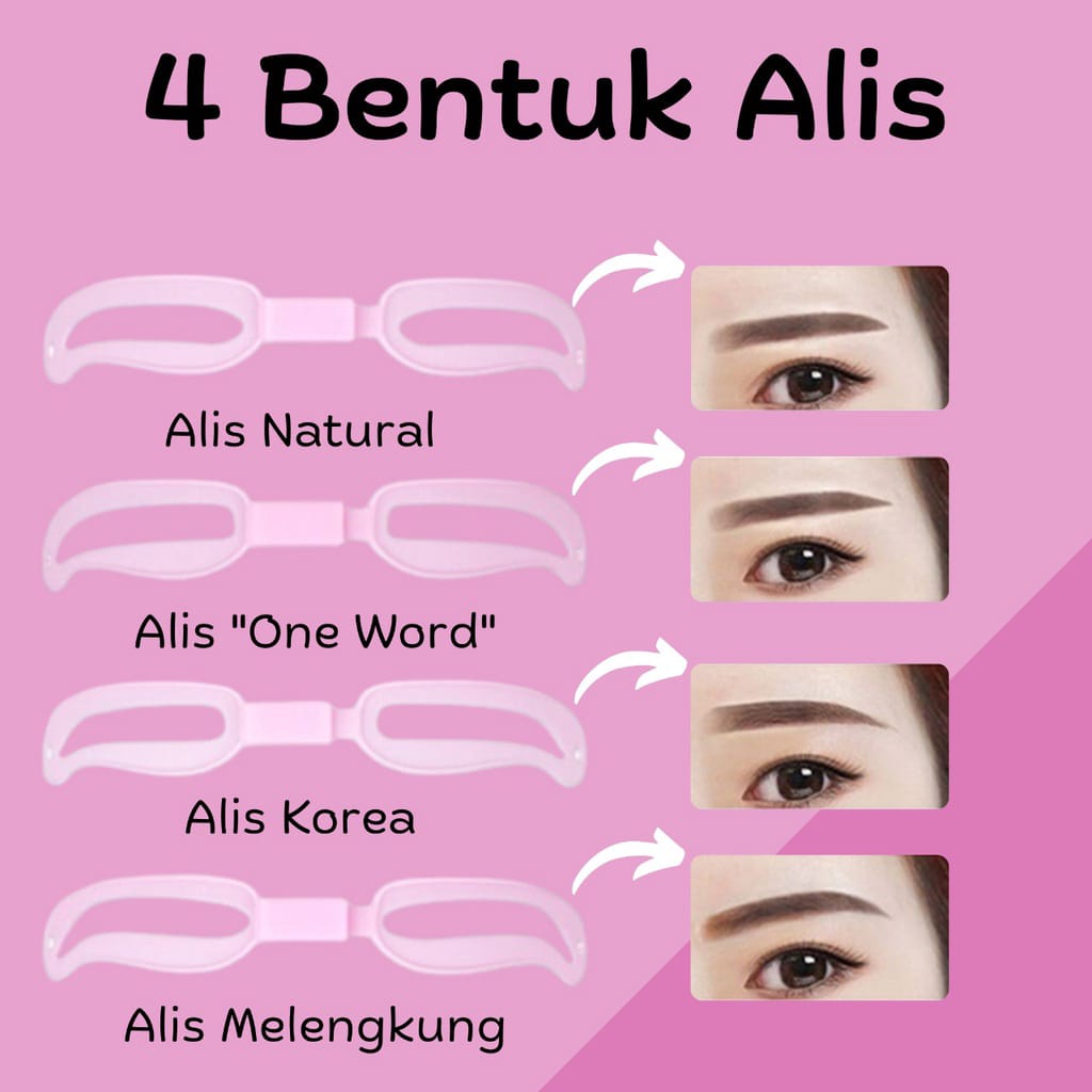 CETAKAN ALIS RULER CARD ISI 4 MODEL ALIS PLUS STRAP PENGAIT