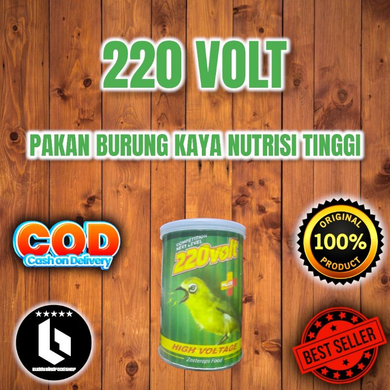 Pakan Burung Pleci Oriental White Eye 220 Volt Pendongkrak stamina