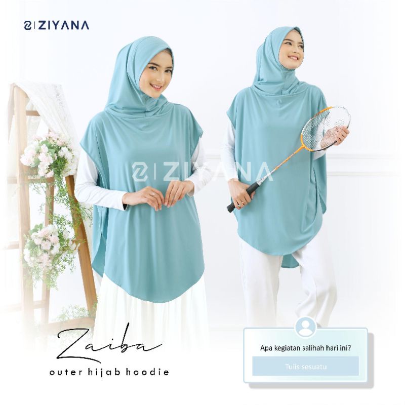 Ziyana Hijab (ZAIBA OUTER HIJAB HOODIE.)