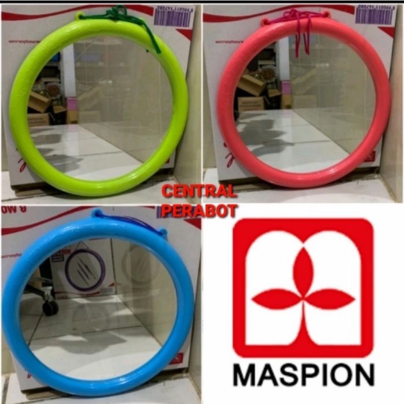 Kaca cermin Maspion bulat/kaca cermin kamar mandi maspion
